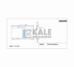 Radyatör Su Corolla  93-00 Ae-101/111 (Mt) Brazıng 1640002100