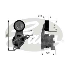 VW CADDY 1.9TDI BJB ŞARJ GERGİSİ 03G903315A - 03G 903 315 03G 903 315 A 03G903315 03G903315A