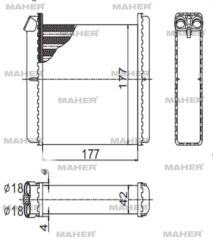 RADYATÖR KALORİFER VECTRA A    88-95 MEKANİK