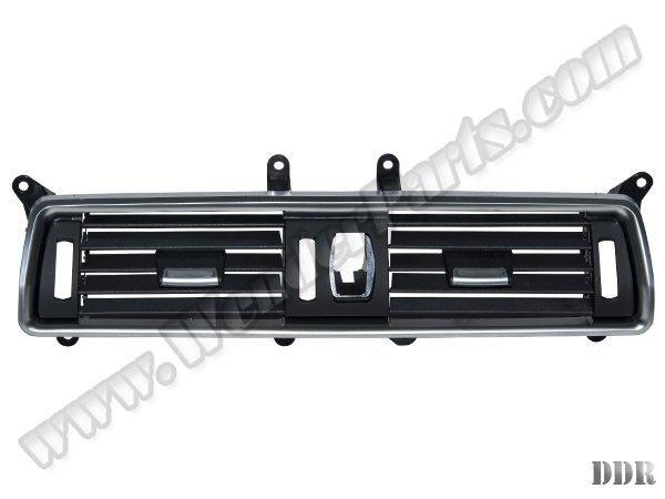 Klima/Kalorifer Izgarası F07+LCI Ön Orta; Nikelajlı Siyah - 64229142584