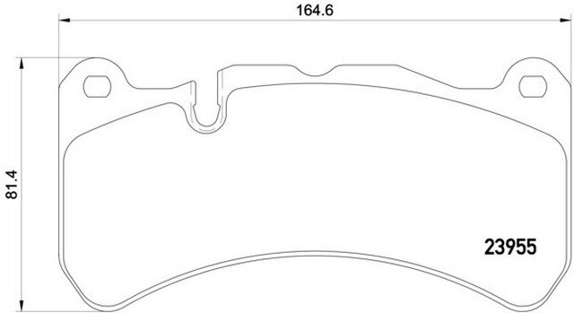 Fren Balatası Ön 171-209  - A0054203920
