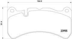 Fren Balatası Ön 171-209  - A0054203920