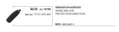 DİREKSİYON KÖRÜĞÜ 10706 MEGANE II DACIA LOGAN 7701474447