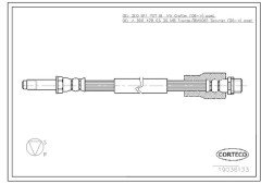 Fren Hortumu Arka 515 470mm Spr-Crafter 2007- - A9064280335