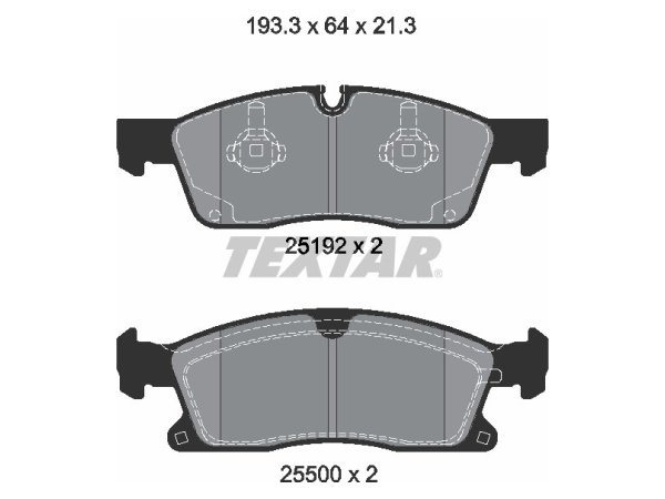 Fren Balatası W166 X166 C292 Ön 250>350 - 2519202