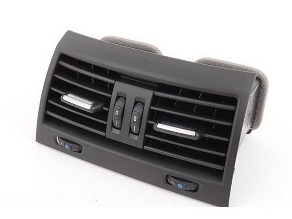 Klima/Kalorifer Izgarası F10+LCI Arka; (Komple) Siyah - 64229172344S