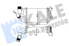 TURBO RADYATÖRÜ 345800 ASTRA H GTC ZAFIRA (262X181.5X62)
