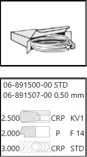 Vw  Lt35  Bcq-Auh2.8 158 Ps 93,4Mm 2,5*2*3 Segman 062198151A 062198152A