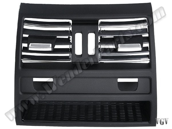 Klima/Kalorifer Izgarası F10+LCI Arka; Nikelajlı Siyah Isıtmalı Arka Koltuk - 64229158312R1