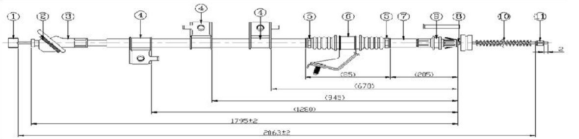 Arka El Fren Telı Sol- D-Max 14-