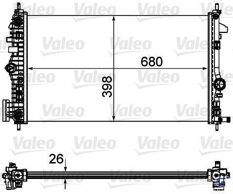 RADYATÖR 346190 MALIBU INSIGNIA 2.0 TDCI SAAB R9 5 BRAZING 08 > AT KLIMALI