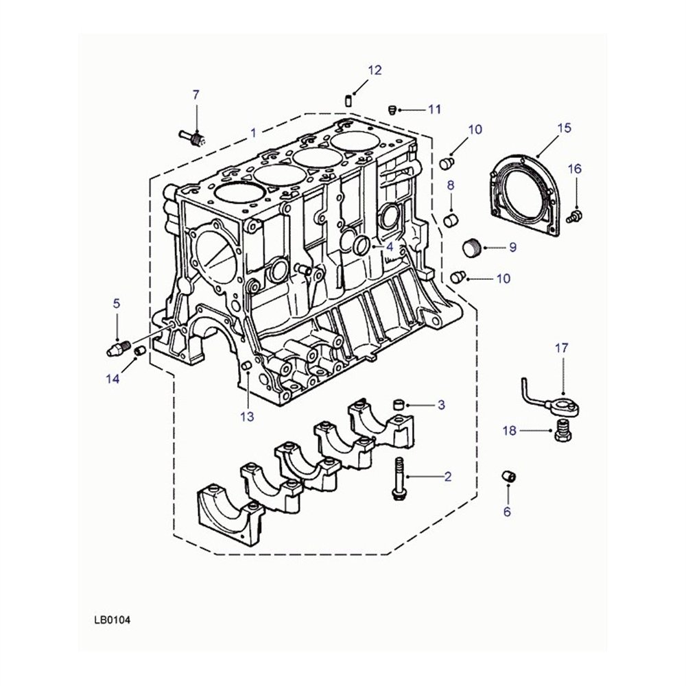 TAPA BLOK FRELNDR TCİE LAND ROVER ERR6164
