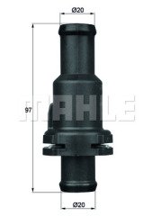 VW GOLFV 1.4 TSI TERMOSTA 1K0121113A
