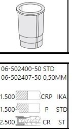 Vw Golf Vento Abu77.01Mm_1.5/1.5/2.5 Segman 032198151 032198152