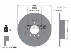 Fren Diski E36 Ön Düz 316/318i - 92055500