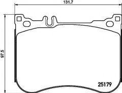 Fren Balatası Ön 231  - A0084203320
