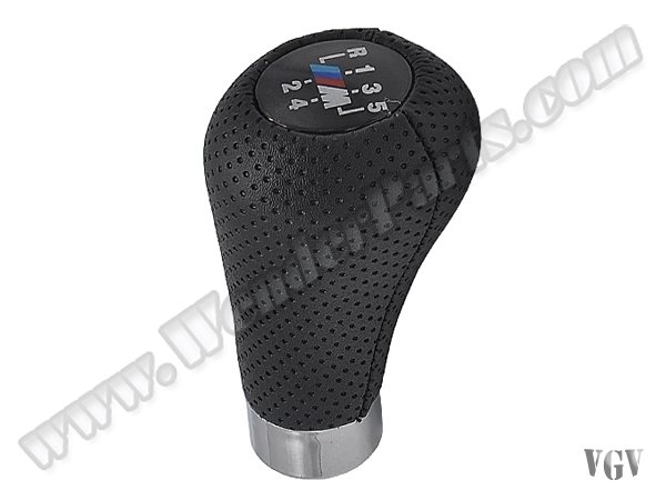 Vites Topuzu BMW -5 İleri- Man/Şanz; (Siyah; Noktalı Suni Deri) -///M-Sport- - 25117896031BK