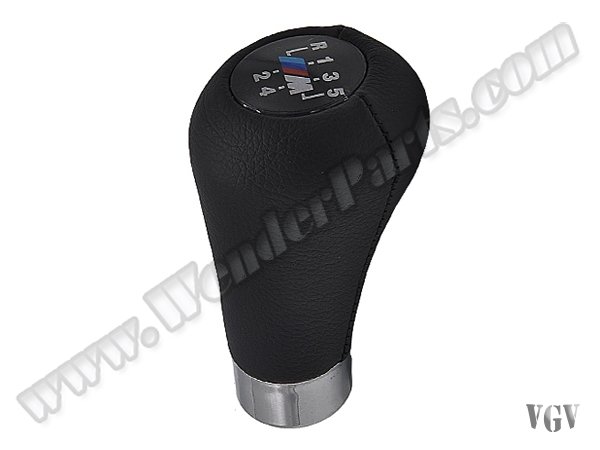 Vites Topuzu BMW -5 İleri- Man/Şanz; (Siyah; Suni Deri) -///M-Sport- - 25127895724BK