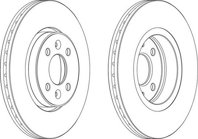 Renault Kango Megane Iı Ön Disk 7701206118 7700426389 7701205230 7701205842 7701206118 7701