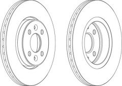 Renault Kango Megane Iı Ön Disk 7701206118 7700426389 7701205230 7701205842 7701206118 7701