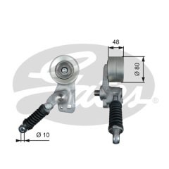 Kayış Gergi Kasnağı Actros 501/502 - Travego 502 Euro 5 Y.M. 0005501833 4572001370 5412001970 5412002570 T38604