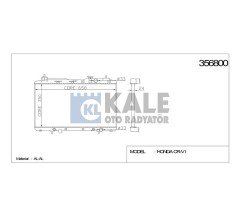 Radyatör Su Crv  97-02 22Mm (At/Mt) Brazıng 19010P3F901