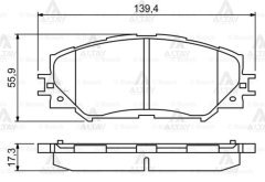 Fren Balata Corolla 06-19 Benzinli / Corolla 19=> Benzinli / Aurıs 06=> Benzinli Ön