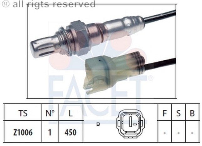 Sensor Oksıjen-Baleno 16V 1996>>/Vıtara 8V 1990-94  (Facet) 107137