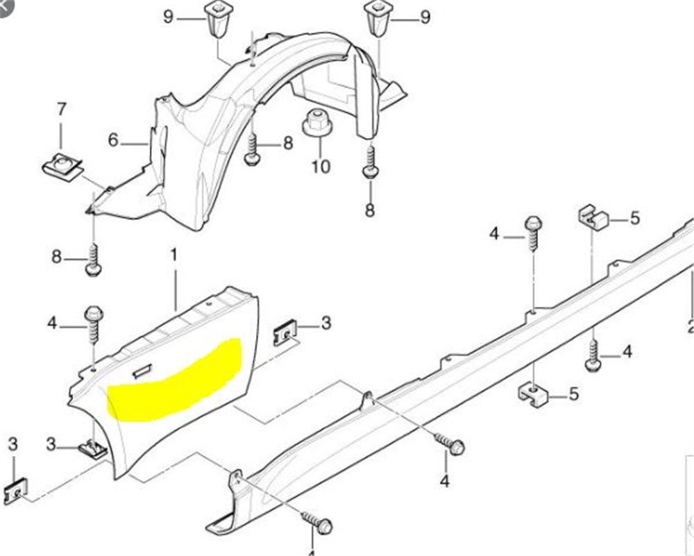 ÇAMURLUK Z3/R ÖN BMW 41358398694