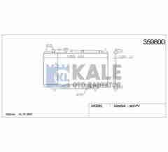 Radyatör Su 323  95-98 1.5/1.8 Famılıa (Mt) Brazıng B6Bf15200G