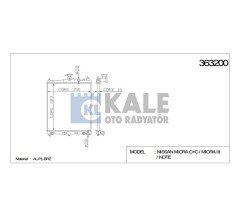 Radyatör Su Mıcra 03-10 K12 Note 06=> 500X381X16 (At) Brazıng 21460Bh50A