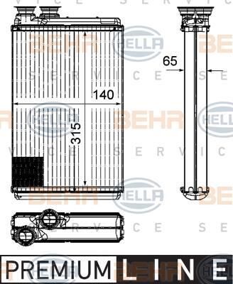 KALORİFER RADYATÖRÜ 346490 PARTNER TEPE (08 ) 1.6HDI (BRAZING)