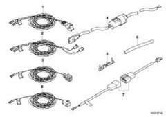 ONARIM KABLOSU E60 BMW 61129154126