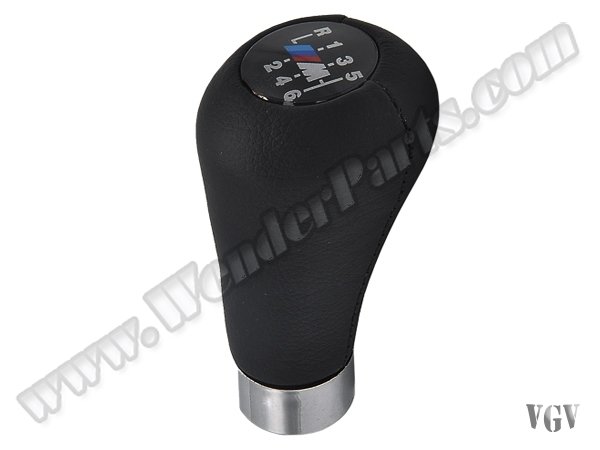 Vites Topuzu BMW -6 İleri- Man/Şanz; (Siyah; Suni Deri) -///M-Sport- - 25117896885BK