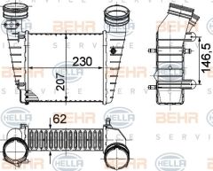 Vw Passat 1.8T 97-05 Turbo Radyatörü 3B0145805H 3B0145805D 3B0145805E 3B0145805H 3B0145805M