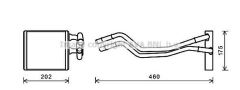 KALORİFER RADYATÖRÜ 346545 FIESTA VI 08 > (BRAZING)