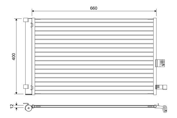 BMW G01-G05 KLİMA RADYATÖRÜ 64539389411