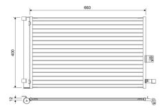 BMW G01-G05 KLİMA RADYATÖRÜ 64539389411