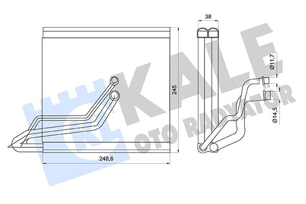 EVAPORATÖR GOLF7 / PASSAT / TİGUAN / A3 / T-ROC / OCTAVİA 15=> VALEO TYPE
