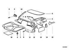 KAPI İZALASYONU E36/L ÖN BMW 51488228029