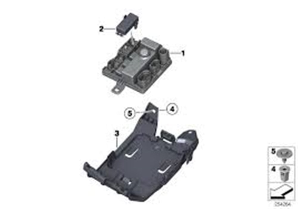 SİGORTA KUTUSU TUTUCU F20 BMW 12907604348