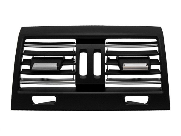 Klima/Kalorifer Izgarası F10+LCI Arka; Nikelajlı Siyah 64229172344R1