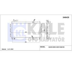 Radyatör Su Carry  90-98 Sk410 23Mm (Mt) Brazıng 1770085200