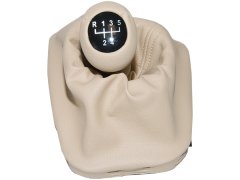 Topuzlu Vites Körüğü E46 -5 İleri- Man.Şanz; (Bej; Suni Deri) - 1434098/299BG