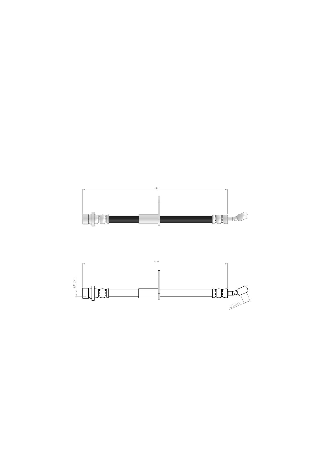 FREN HORTUMU ÖN SOL CIVIC IX  11-15 01465TR0A01 - 01465TR0A02 01465TR0A00