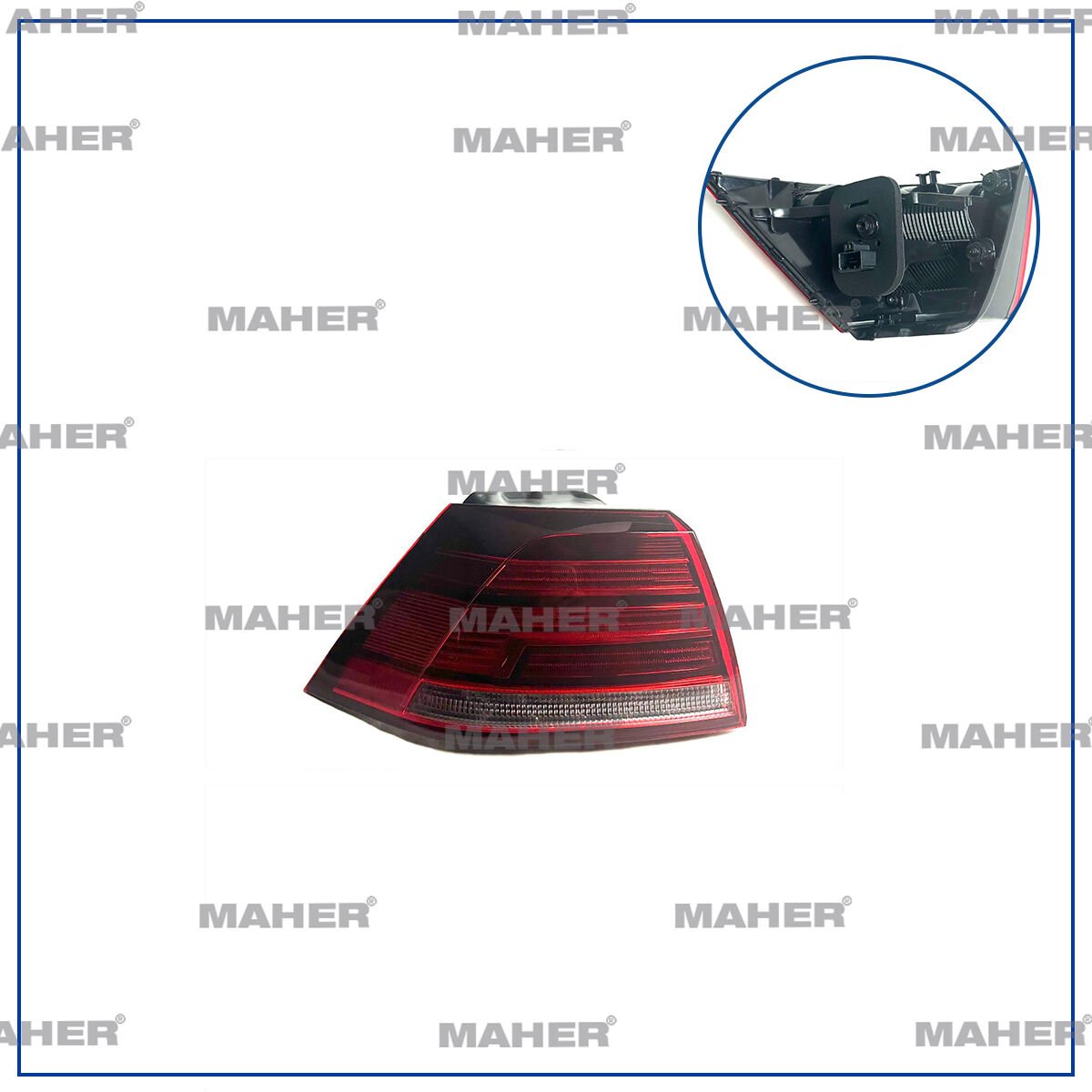 STOP LAMBASI GOLF7 17-20 LED TREND-COMF.DIŞ SOL