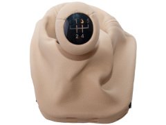 Topuzlu Vites Körüğü E46 -5 İleri- Man.Şanz; (Bej; Suni Deri) Işıklı - 1434102/103BG