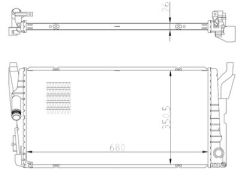 BMW F45-MINI F56 SU RADYATÖRÜ 17117617639