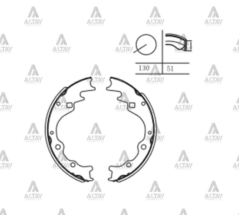 Fren Balata Besta / E-2200 / Ceres 2.4 / Pregıo Pabuç Arka