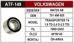 Vw T4 Porya Bilyası Ön Arka 701498625 701498625 701501287D 7D0498625
